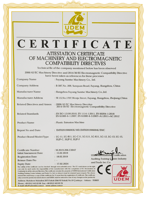 CE-Stroh-Extrusionsmaschine